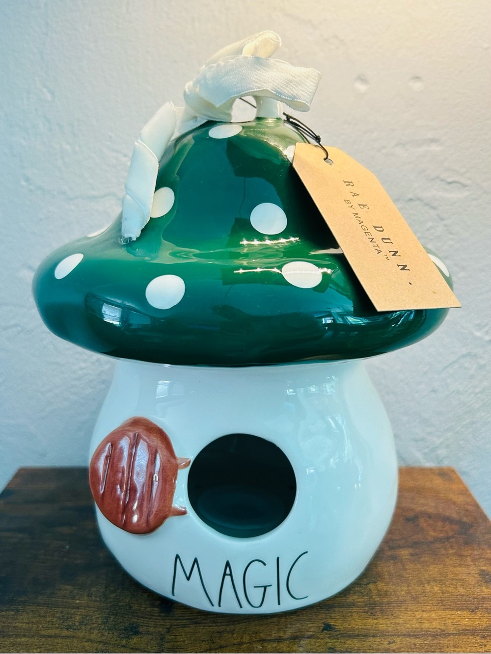 Rae Dunn Mushroom Birdhouse ‘Magic’